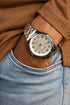 Niovani Classic (Sparkling Silver) - Men's Watch - Stainless Steel Strap - Date & Day Function - 1 Year Warranty - Water Resistance