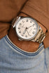Niovani Classic (Sparkling Silver) - Men's Watch - Stainless Steel Strap - Date & Day Function - 1 Year Warranty - Water Resistance