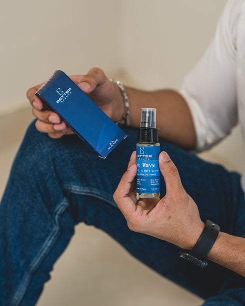 Blue Wave by Better Scents - Mens Perfume EDP - Inspired by Bleu de Chanel - FRESH, COOL, & SOFT CITRUS - 50ML