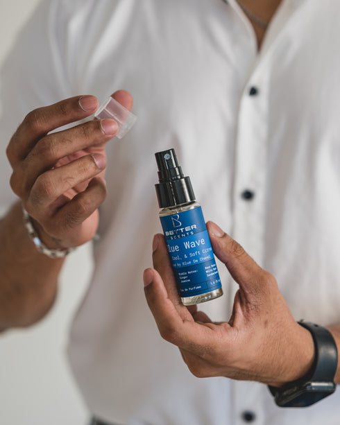 Blue Wave by Better Scents - Mens Perfume EDP - Inspired by Bleu de Chanel - FRESH, COOL, & SOFT CITRUS - 50ML