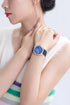 Naviforce Women's Watch - Deep Blue & Mother of Pearl Dial - Ultrasoft Leather Strap - 1 Year Warranty