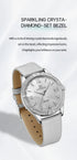 Naviforce Women's Watch - Classic Grey & Mother of Pearl Dial - Ultrasoft Leather Strap - 1 Year Warranty