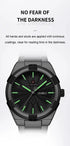 Naviforce Men's Watch - Sparkling Black & Silver - Date & Day Feature - Steel Strap - 1 Year Warranty