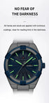 Naviforce Men's Watch - Sparkling Blue & Silver - Date & Day Feature - Steel Strap - 1 Year Warranty
