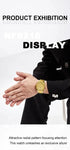 Naviforce Men's Watch - Sparkling Gold Plated - Date & Day Feature - Steel Strap - 1 Year Warranty