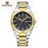 Naviforce Men's Watch - Classic Trio - Date & Day Feature - Steel Strap - 1 Year Warranty