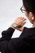 Naviforce Men's Watch - Gold & Sparkling Silver - Date & Day Feature - Steel Strap - 1 Year Warranty