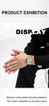 Naviforce Men's Watch - Gold & Sparkling Silver - Date & Day Feature - Steel Strap - 1 Year Warranty