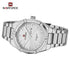 Naviforce Men's Watch - Sparkling Silver - Date & Day Feature - Steel Strap - 1 Year Warranty