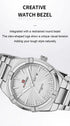 Naviforce Men's Watch - Sparkling Silver - Date & Day Feature - Steel Strap - 1 Year Warranty