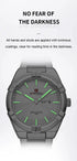 Naviforce Men's Watch - Sparkling Silver - Date & Day Feature - Steel Strap - 1 Year Warranty