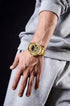 Naviforce Men's Watch - Analog + Digital - Sparkling Gold - Steel Strap - 1 Year Warranty