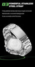 Naviforce Men's Watch - Analog + Digital - Sparkling Blue & Silver - Steel Strap - 1 Year Warranty
