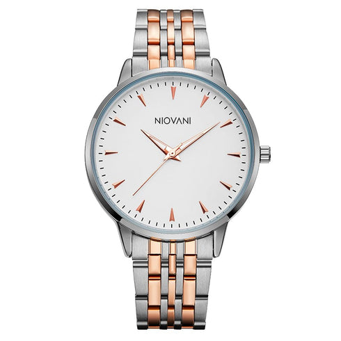 Niovani Regal - Men's Watch - Stainless Steel Strap - 1 Year Warranty - Water Resistance