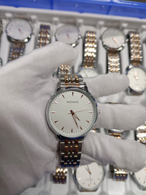 Niovani Regal - Men's Watch - Stainless Steel Strap - 1 Year Warranty - Water Resistance