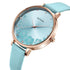 Niovani Wonderland (Turquoise Blue) - Women's Watch - Soft Genuine Leather Strap - 1 Year Warranty - Water Resistance