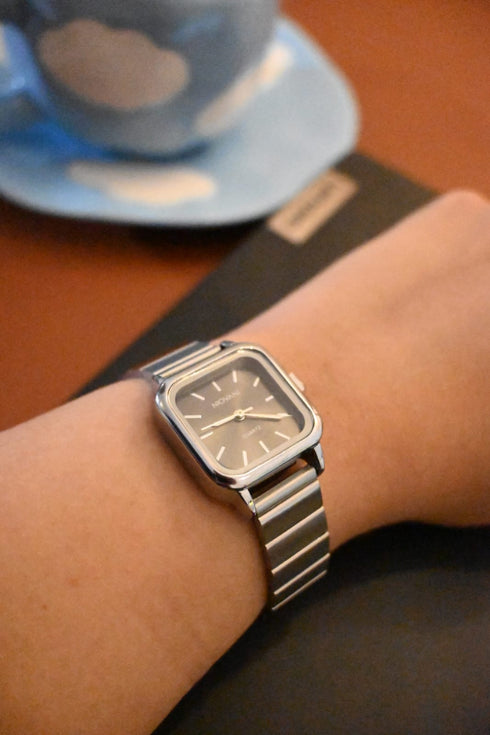 Niovani Celeste (Mystical Grey) - Women's Watch - Adjustable Stainless Steel Strap - 1 Year Warranty - Water Resistant