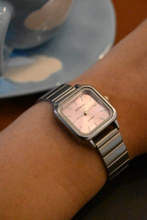 Niovani Celeste (Soft Pink) - Women's Watch - Adjustable Stainless Steel Strap - 1 Year Warranty - Water Resistant
