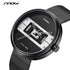 Sinobi Modern Art - Men's Watch - Classic Black! - Water Resistant! - Stainless Steel Strap! - 1 Year Warranty! - Ultra Slim!