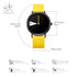 Shengke Window - Women's Watch -Vibrant Yellow & Classic Black - Genuine Leather - 1 Year Warranty - Water Resistant! - Free Box Packaging!