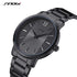 Sinobi Gentleman - Men's Watch - Classic Black! - Water Resistant! - Stainless Steel Strap! - 1 Year Warranty! - Ultra Slim!