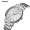 Sinobi Gentleman - Men's Watch - Classic Silver! - Water Resistant! - Stainless Steel Strap! - 1 Year Warranty! - Ultra Slim!