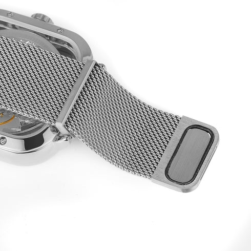 Forsining Modern Man - Men's Automatic Watch - No Battery Needed - Water Resistant - Magnetic Steel Strap! - 1 Year Warranty! - Free Box Packaging