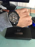 Naviforce Iconic - Men's Watch - Jet Black - Genuine Leather - Water Resistant! - 1 Year Warranty!