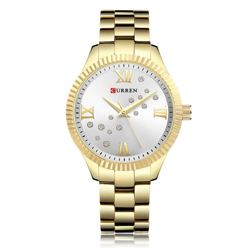 Curren Showstopper! - Women's Watch - Gold Plated - Majestic Dial - Water Resistant - 1 Year Warranty!