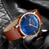 Curren Men's Watch - Ultra Soft Genuine Leather - Box Packaging! - Water Resistant 3ATM! - 1 Year Warranty