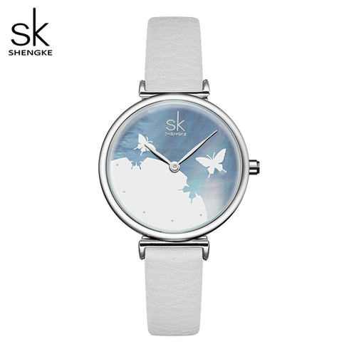 Shengke Women's Miracle Sky! - Genuine Ultra Soft Leather! - Water Resistant! - Free Box Packaging!