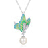 Wonderland Necklace - Rhodium Plated - Handcrafted - Modern Design - Free Box Packaging