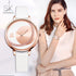 Shengke Women's Elegance! - Genuine Rose Gold Plated & Ultra Soft Leather! - Water Resistant! - Free Box Packaging!