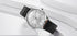 Shengke Classic Couple's Watch - Timeless Silver & Black - Genuine Ultra Soft Leather! - Water Resistant! - Free Box Packaging!