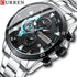 Curren Speed (Sky Blue & Black) - Men's Watch - 1 Year Warranty - Chronograph - 3 ATM Water Resistant