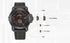Naviforce Men's Red & Black Attack - Genuine Leather! - DayDate Function! - 1 Year Warranty!