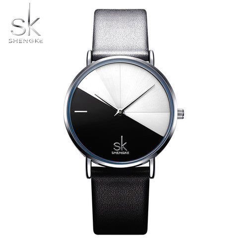 Shengke Women's Two Tone! - Genuine Ultra Soft Leather! - Water Resistant! - Free Box Packaging!