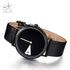 Shengke Window - Women's Watch - Classic Black - Genuine Leather - 1 Year Warranty - Water Resistant! - Free Box Packaging!
