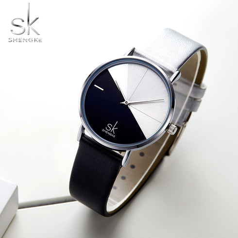 Shengke Women's Two Tone! - Genuine Ultra Soft Leather! - Water Resistant! - Free Box Packaging!