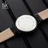 Shengke Window - Women's Watch - Classic Black - Genuine Leather - 1 Year Warranty - Water Resistant! - Free Box Packaging!