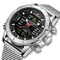 Naviforce Army Steel Analog + Digital! - Adjustable Strap! - 1 Year Warranty!