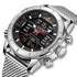 Naviforce Army Steel Analog + Digital! - Adjustable Strap! - 1 Year Warranty!