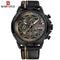Naviforce Italia - Men's Watch - Classic Colours - Chronograph - Genuine Leather! - Water Resistant! - 1 Year Warranty!