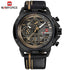 Naviforce Italia - Men's Watch - Classic Colours - Chronograph - Genuine Leather! - Water Resistant! - 1 Year Warranty!