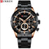 Curren Men's Chronograph Watch! - Black & Rose Gold - Hot Seller! - 1 Year Warranty!