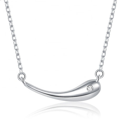 Niovani Hope Necklace! - Rhodium Plated! - Timeless Design! - Free Box Packaging!