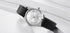 Shengke Classic Couple's Watch - Timeless Silver & Black - Genuine Ultra Soft Leather! - Water Resistant! - Free Box Packaging!