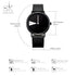 Shengke Window - Women's Watch - Classic Black - Genuine Leather - 1 Year Warranty - Water Resistant! - Free Box Packaging!