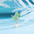 Wonderland Necklace - Rhodium Plated - Handcrafted - Modern Design - Free Box Packaging