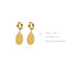 Modern Turkish Eye Earrings! - 18K Genuine Gold Plated! - Free Box Packaging!